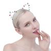 2Pcs Metal Bells Cat Ears Headband Women Girls Christmas Cat Ear Tiaras Hair Hoop Halloween Party Cosplay Costume Accessories