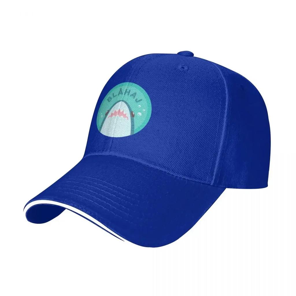 Blahaj Blue Shark Hiking Baseball Caps Women Personalized Male Beach Sunscreen Hat Snapback Cap