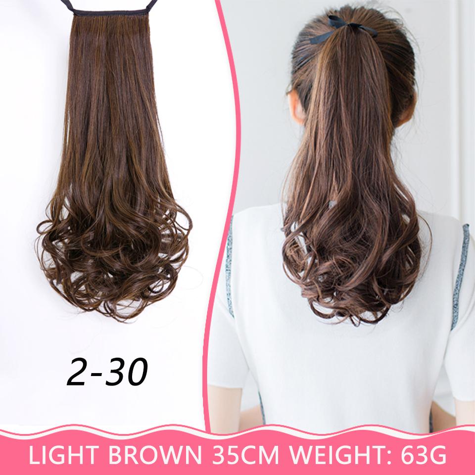 

Парик женский хвост длинные вьющиеся волосы ремень стиль груша цветение искусственный хвост большая волна средней длины кусок парика