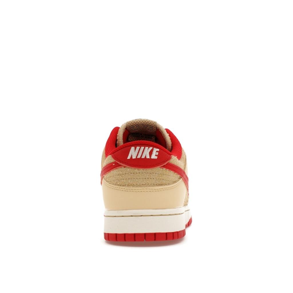Nike Dunk Low Strawberry Waffle Men Sneakers Tan Pale-Vanilla University-Red HJ9100-294