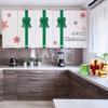 Versatile Festival Bowknot Decoration For Hanging On Doors Wall And Cabinets Polyester Christmas Accent