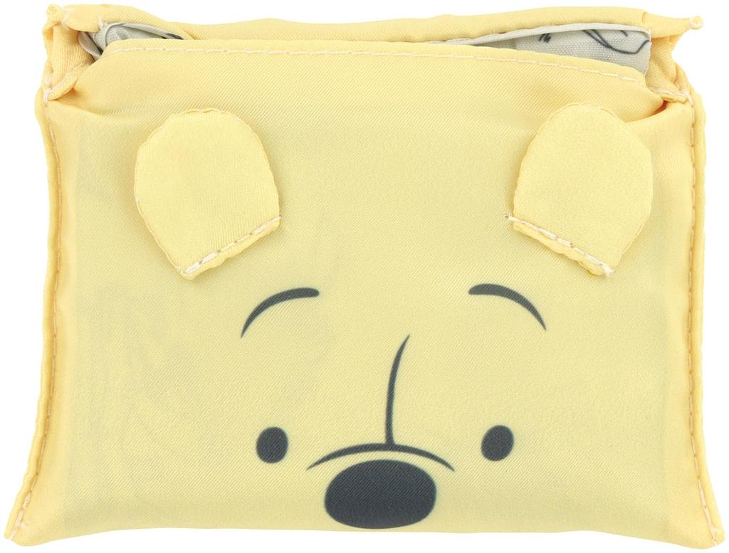 Skater Foldable Eco Disney Winnie the Pooh KFB1 Bag, Pocketable, Vertical, Design,
