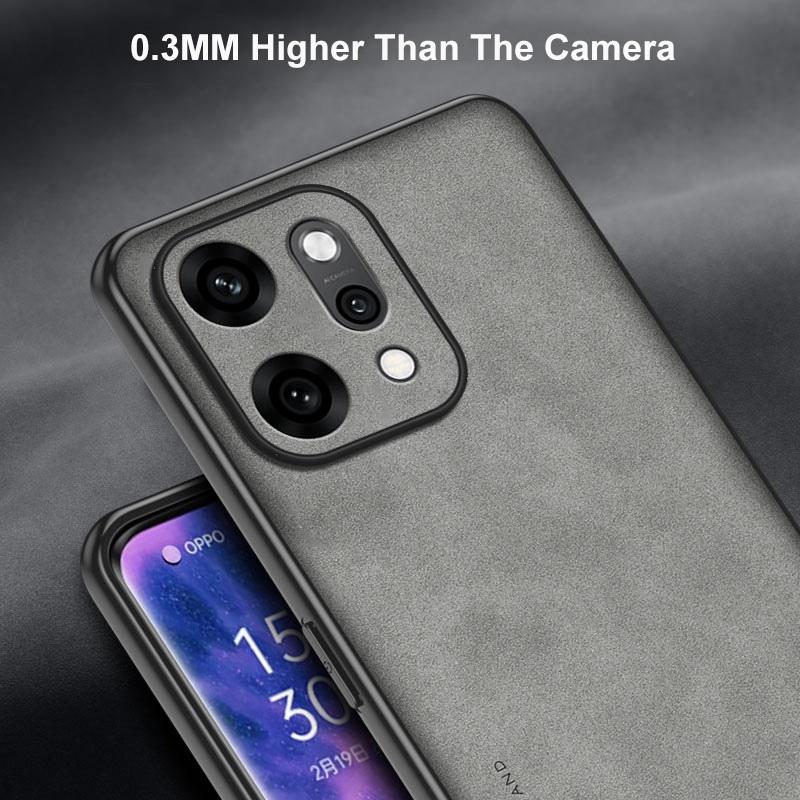 Für OPPO Reno 14 Pro 14Pro Hülle Luxus PU Leder Handyhülle Für OPPO Reno14 Pro 5G Rückseite Matte Silikon Vollschutz