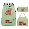 For All Teen Pop Singer Print Rucksack USB Charging Interface Big Organizer Rucksack Back To School Trip Daily School Book Carrier