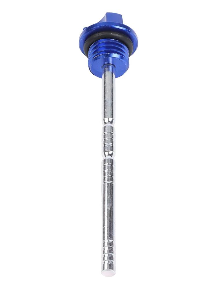 1 Pcs CNC Aluminum Ngine Oil Tank Dipstick Level Lndicator For Most Motorcycle Modification Accessories