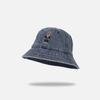 Versatile Denim Bucket Cap Korean Sun Protection Hat Cute Denim Fishing Cap  Spring Summer