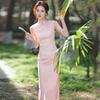 Nuovo lungo cheongsam cinese 2026 nuovo vestito estivo di alta gamma per giovani donne
