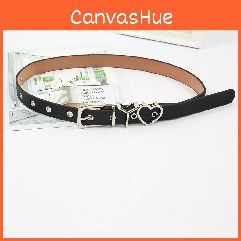 Letter Heart Shaped Metal Buckle Belt Needle Buckle Closure Metal Buttonhole