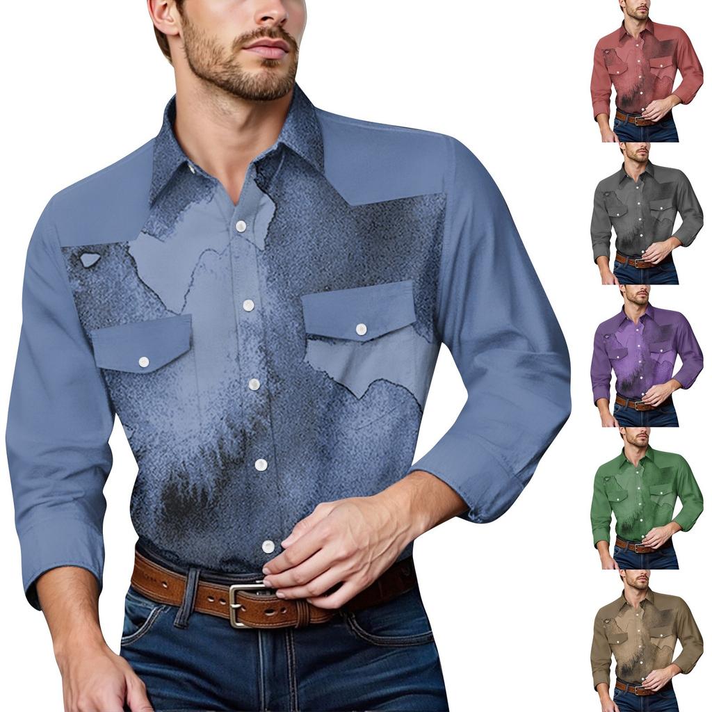 Men'S Fashionable Lapel And Shoulder Length Short Sleeved Casual Top