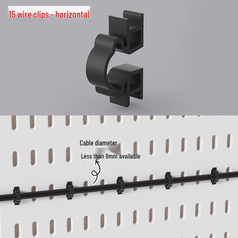 Pegboard Hooks & Baskets for Office, Home, or DIY Desktop Display
