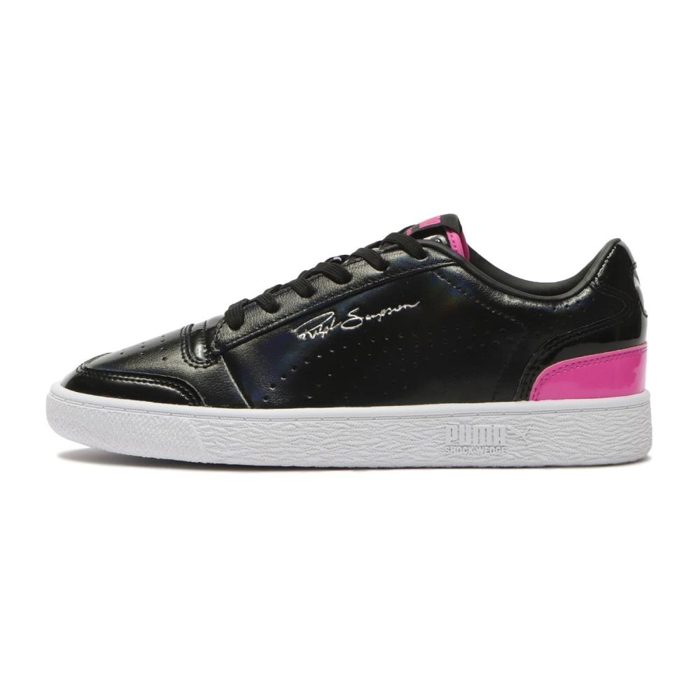 

PUMA Ralph Sampson Raw Patent Metallic 373940 01 BK WH L.PINK