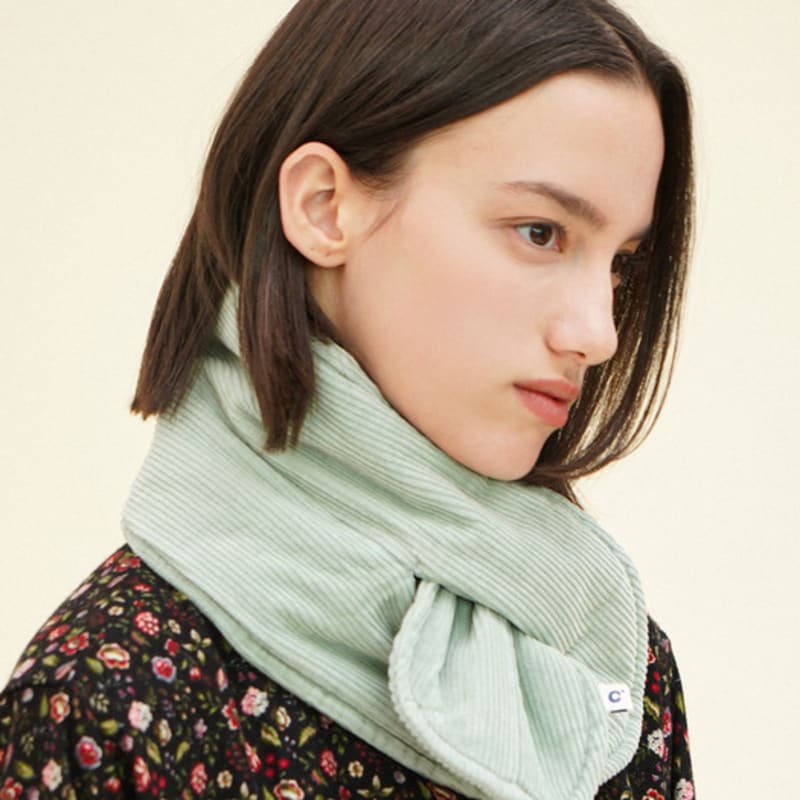 CHIQUITA Padded Muffler (Corduroy) Mint 244702SMT