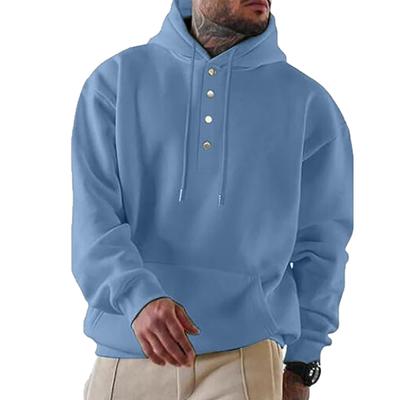 2024 Europäische und Amerikanische Herren Herbst/Winter Langarm Freizeit Kapuzenjacke