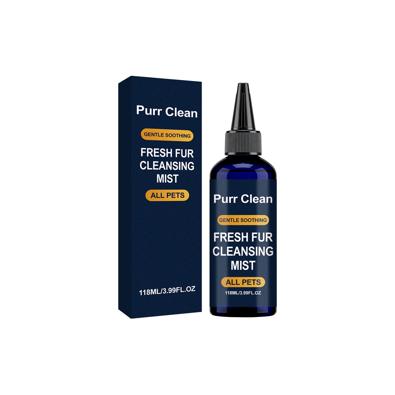 Pet Hair Cleaning Spray For Cats And Dogs Daily Use For Smooth And Manageable Coat Lightweight Fluffy And Easy To Brush 118ML