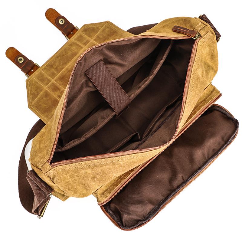 Dslr Digital Camera Bag, Shoulder Messenger Bag, Outdoor Portable Canvas Micro-Single Dslr Camera Bag.