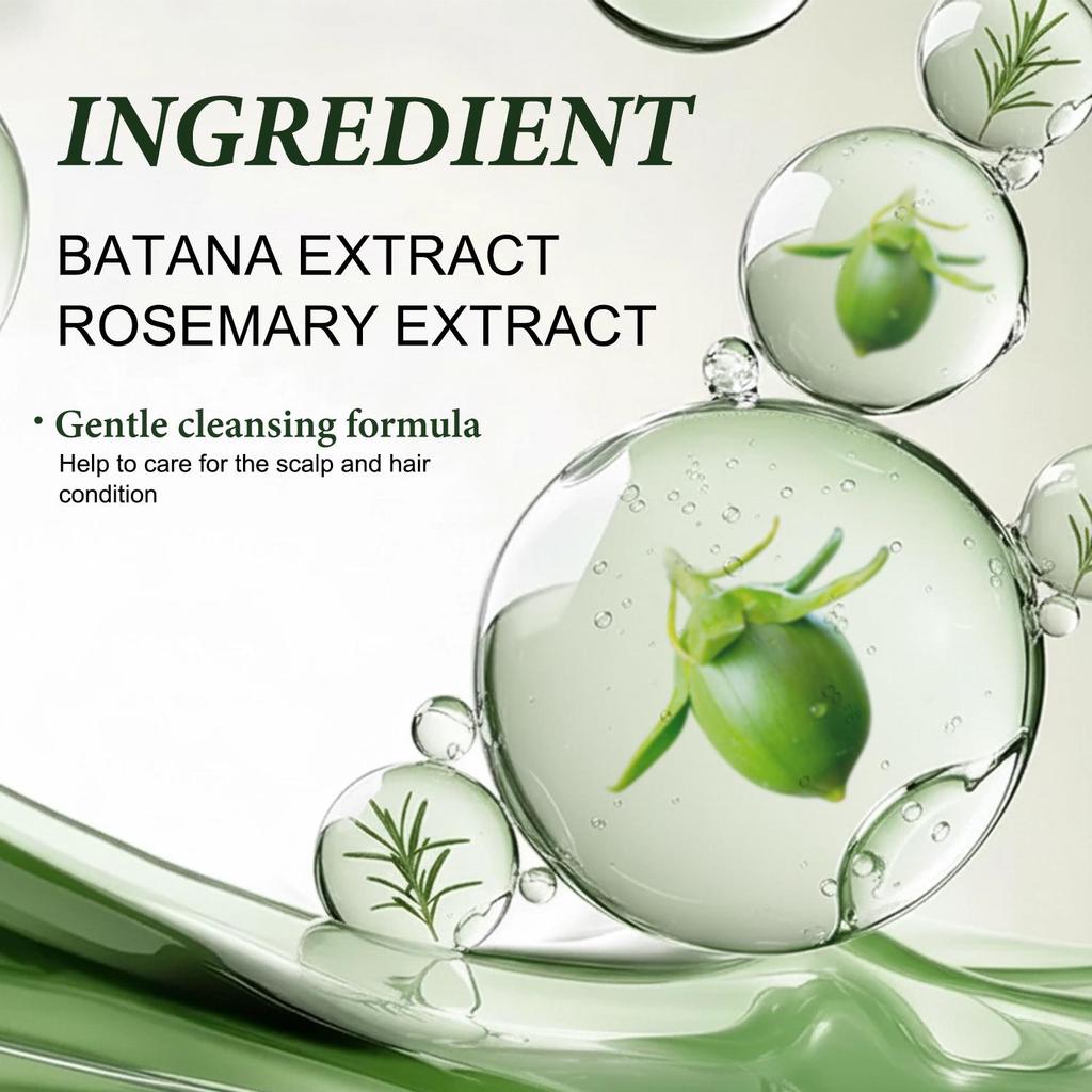 Batana Oil Shampoo-Clean & Nourish Scalp-Thickening & Strengthening Hair-Reduce Hair Loss And Breakage-Suitable For All Hair Types, 300ml