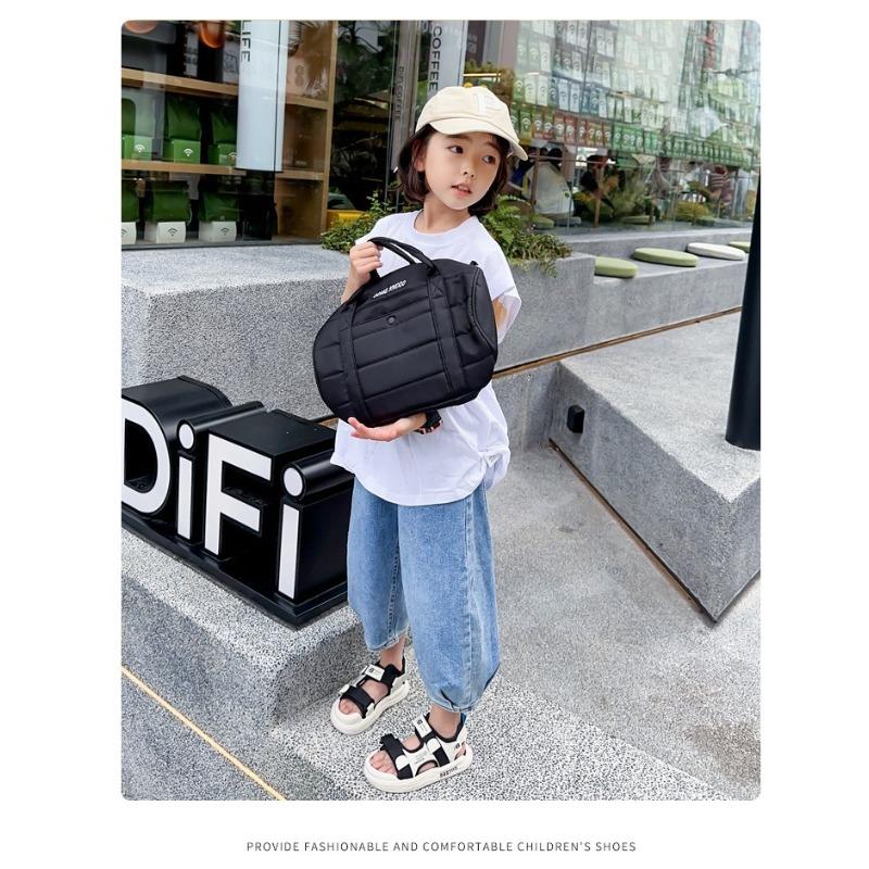 New Summer Kids' Sandals - Girls' Soft Sole Casual Shoes for Big & Little Kids, Trendy Sports Beach Style