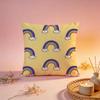 Bright Rainbow YK Pattern Cushion Cover Comfortable Durable Pillow Cover MultiScene for Home Office Car Sofa