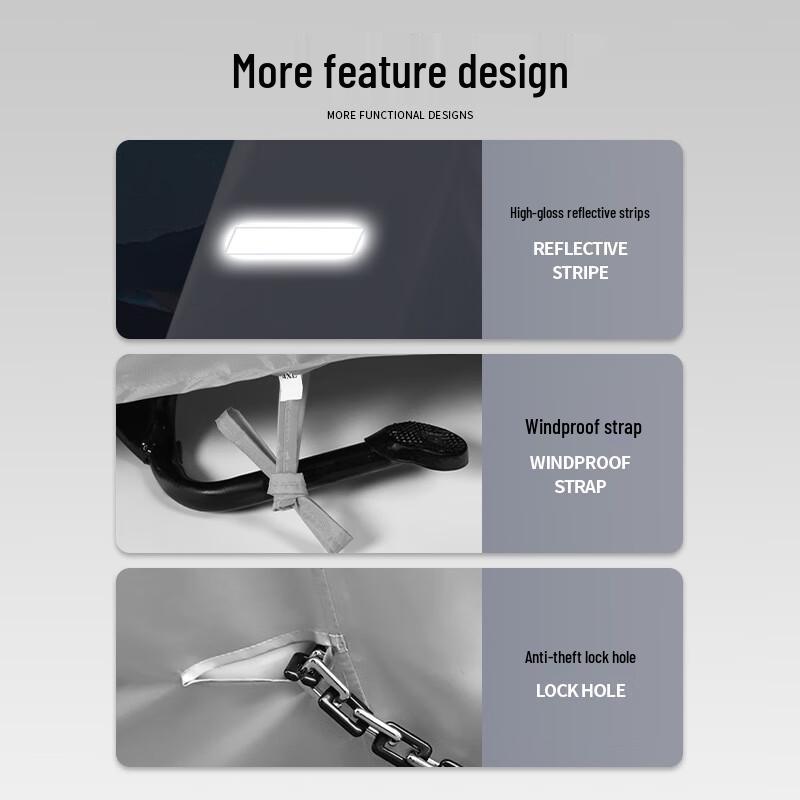 KarLot Electric Motorcycle Rain & Sun Cover