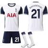 2024-25 Tottenham Home No. 7 Sun Xing 10 Madison 17 Romero Football Sports Set Jersey