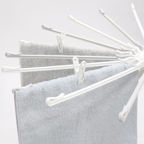 Towa Sangyo Neosoul Clothespins, Whole Hanger Pinch, White, Approx. 4.4 x 1.4 x 6 cm, Pack of 10