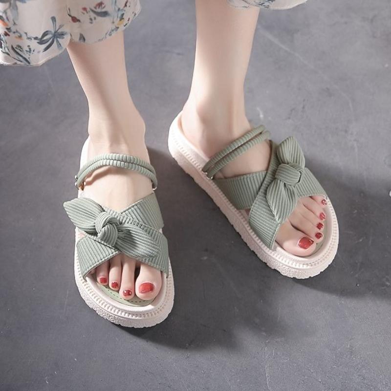 Outdoor Open Toe Woman Shoes Platform Sandals for Women Asian Size Comfortable and Elegant Luxury 2025 Summer Footwear On Sale