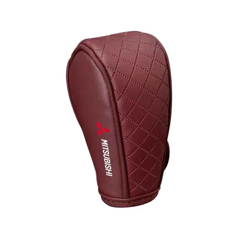 Car Center Coansole Gear Shift Knob Cover Handle Case Auto Accessories For Mitsubishi Lancer Lancer ASX Outlander 2 3 Pajero