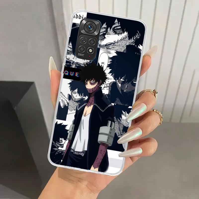 My Hero MHA Dabi Bnha Phone Case for Xiaomi Redmi Note 15 14 14S 13 12S 12 Pro 11S 11 Plus 11T 11E 10S Soft Funda Print Shell Re