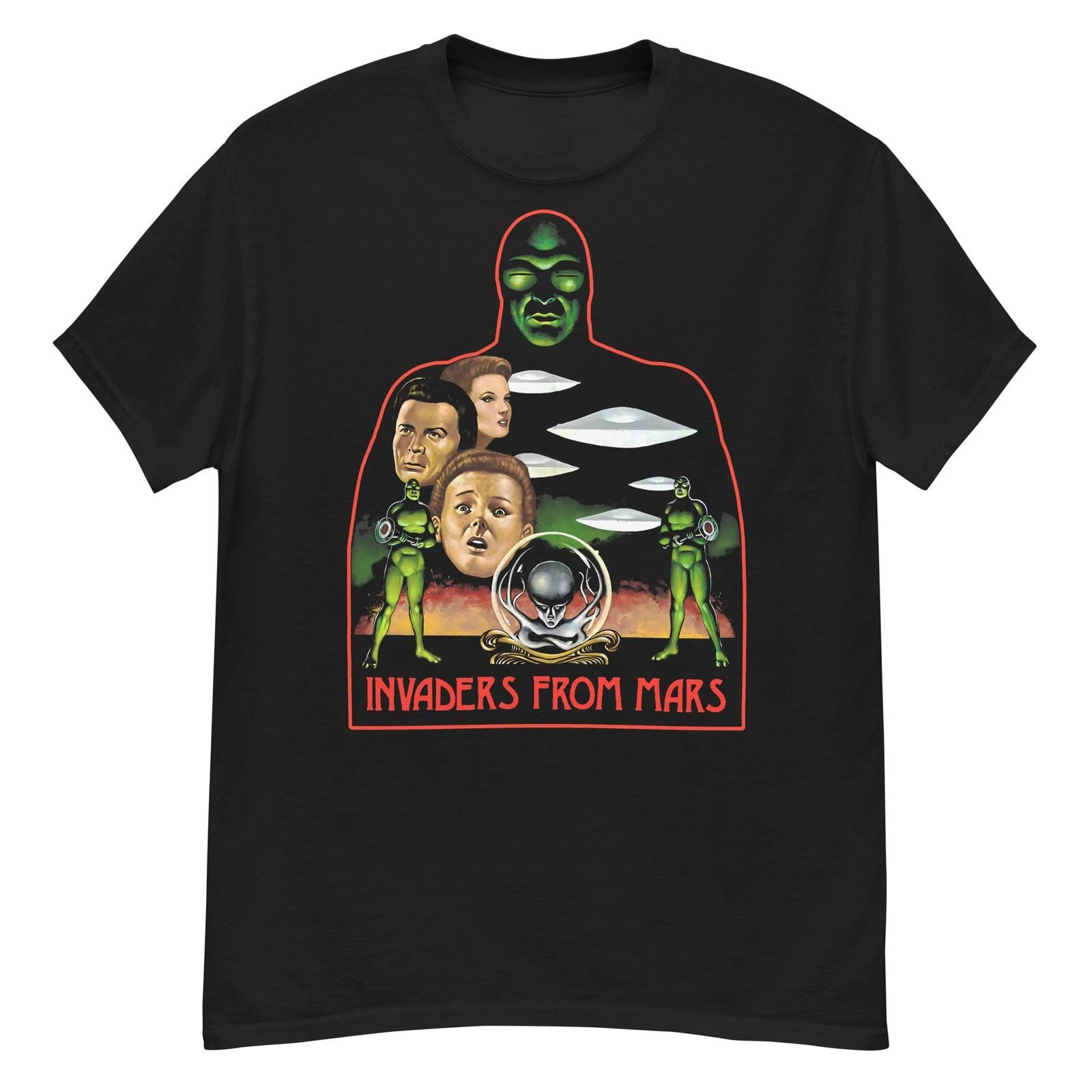 Invaders from Mars cult sci-fi film fan art t-shirt S
