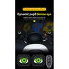 12-36V Motorcycle LED Dynamic Pupil Demon Eye Decorative Light With Remote Control 6 Modes Devil Eye Motorbike Retrofit Kits