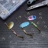 MNFT 50Pcs Brass Fishing Clevis Easy Spin Spinner Clevis Fishing Spoon Spinnerbait Lure Accessories DIY Making Fishing Tackle