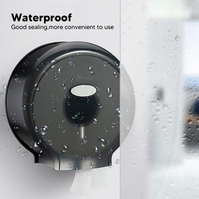 Toilet Paper Holder Box Waterproof Wall Mount Jumbo Paper Roll Dispenser for Single Roll Tissue Punch  Holder Bathroom Accessory