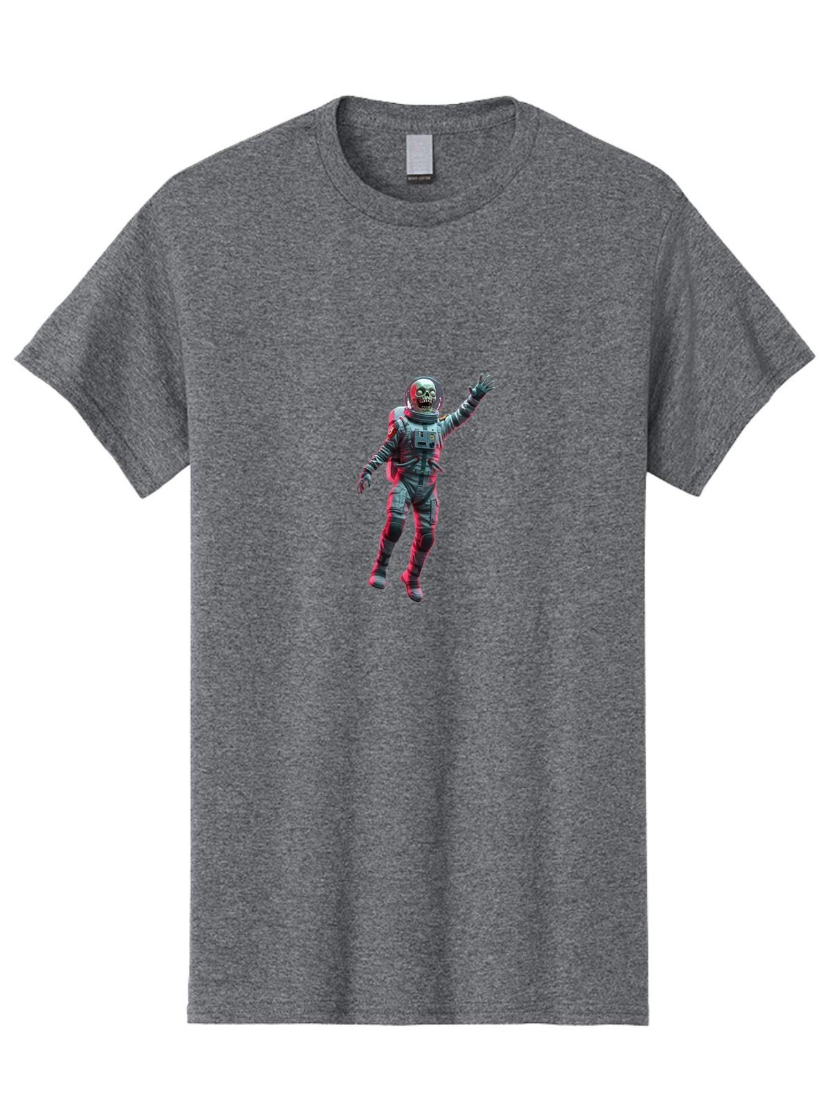 Astronaut-Skeleton-1 Mens Graphic Tee, 100% Cotton, Casual Summer Wear S