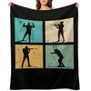 Biathlon Skiing Cross Country Skiing Biathlete Gift Skier Throw Blanket Winter beds anime Beautifuls Bed Fashionable Blankets
