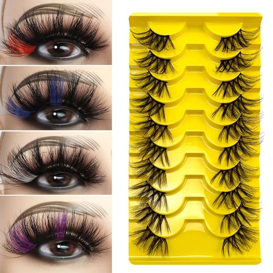 

Половинные накладные ресницы, удобные в ношении, мягкие гибкие накладные ресницы, пушистые 3D накладные ресницы для девочек