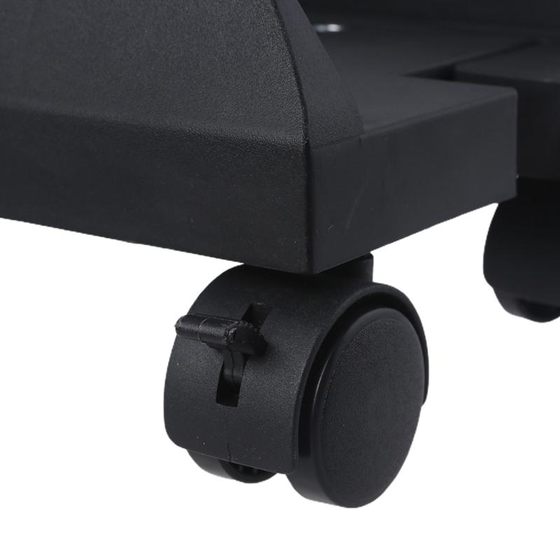 Computer Tower Stand CPU Cart with 4 Caster Wheels for Home Office Under Desk