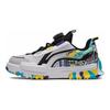 Li Ning Journey 2.0 Low Sports Casual Shoes Kids Sneakers White Black Camouflage YKCS108-13