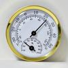 2-in-1 Messgerät Mini-Zeiger-Thermometer Keine Batterie erforderlich Runder Zeigertyp Hygrothermograph -30℃~50℃ Bereich Metallgehäuse