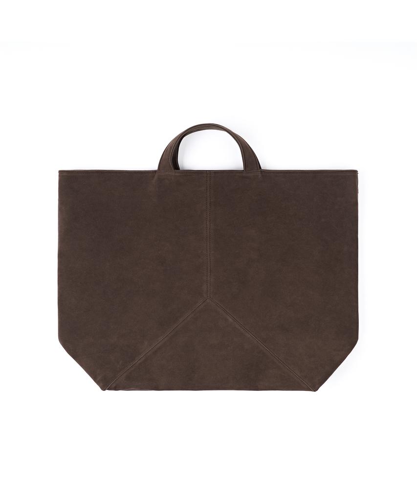 Haharchive [With Stalkers] 2-Way Four Suede Bag (Brown)