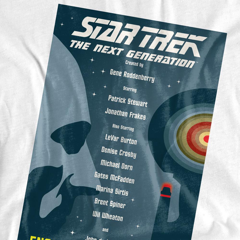 STAR TREK Mens The Next Generation Season 1 Episode 1 T-Shirt
