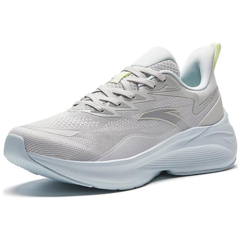 Anta Rutschfeste verschleißfeste niedrig geschnittene Laufschuhe Damen Grau Blau Sneaker 122415522-4