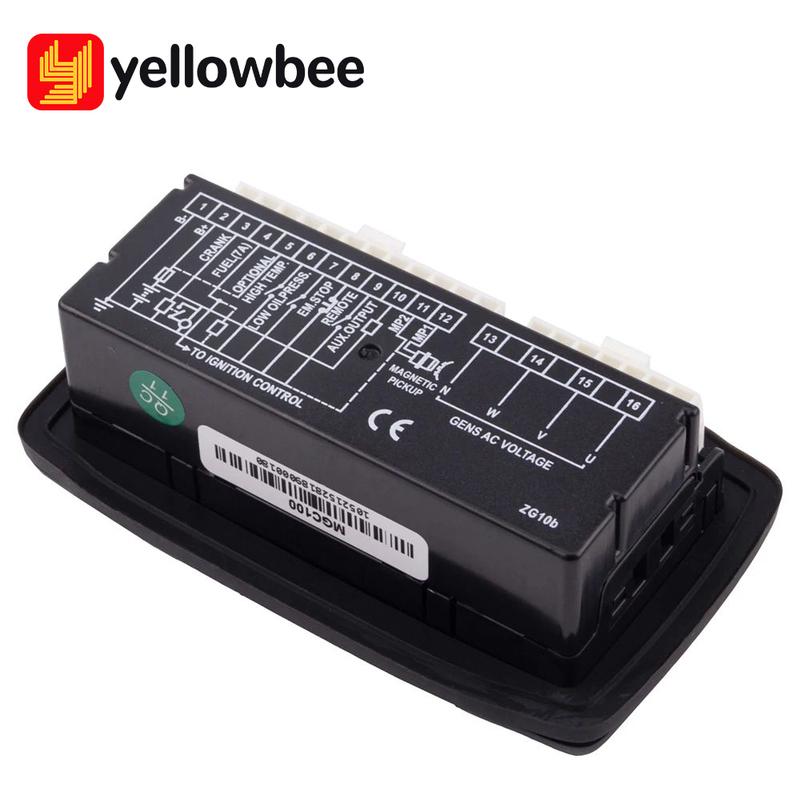 mgc100 Small Genset Controller Auto 7Start Protection Module Universal Led Display Controller Board Diesel Generator Part