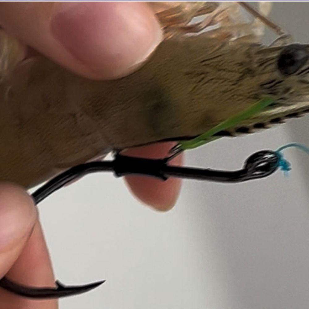 10pcs Wacky Weedless Worm High-carbon Steel Fishhook Wide Gap Hawksbill Single Hook  Sea Fishing