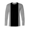 Men's T Shirt O-Neck Clothing Apparel Outdoor Long Sleeve Print Fashion Designer Vintage