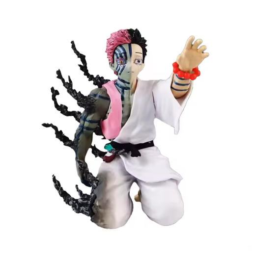Anime Demon Slayer Figur Modell Juuni Kitsuki Akaza Kampf Figur Puppe Kimetsu No Yaiba Schreibtisch Dekoration Sammlung Geschenke