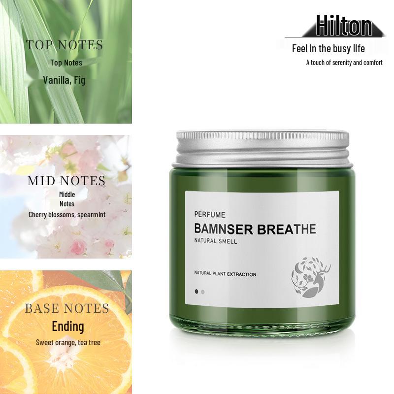 Men's Car Air Freshener Solid Balm: Long-lasting Odor Removal Ornament for Car Interior