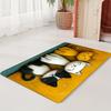 Alfombrilla Antideslizante con Diseño de Gato para Alimentación de Mascotas, Diseño Lindo con Superficie Impermeable a Prueba de Fugas Fácil de Limpiar para Prevenir la Contaminación del Suelo.