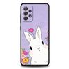 Cute Colorful Rabbit Phone Case for Samsung A51 A71 A21S A12 A11 A15 A25 A31 A41 A23 A33 A53 A73 A03S A05S A13 5G A35 A55 Cover