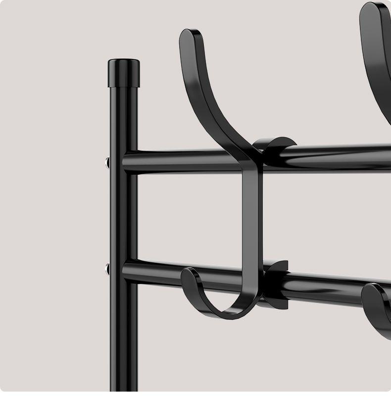 Multi-Layer Floor-Standing Shoe and Clothing Rack: Entryway Organizer