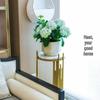 Miling Gold Iron Art Flower Stand